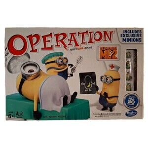 DESPICABLE ME OPERATION GAME OPEN BOX Includes Exclusive Minions Hasbro Gaming
